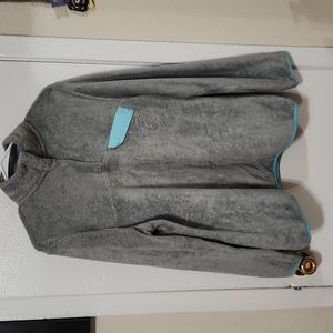 sweater for Women, Color Gray, Half Zipper